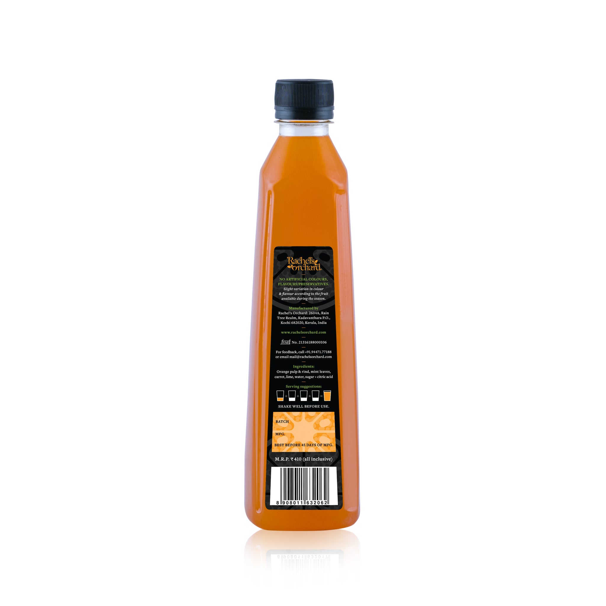Orange & Mint Juice Concentrate (Seasonal)